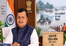 बाढ़ से जूझ रहे बिहार के लिए नितिन नवीन ने खोला मदद का हाथ, दान की तीन महीने की सैलरी